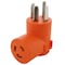 Ac Works Plug Adapter, L6-30R, 14-30P, L6-30P, 0 ft., Orange AD1430L630 - alternate 1